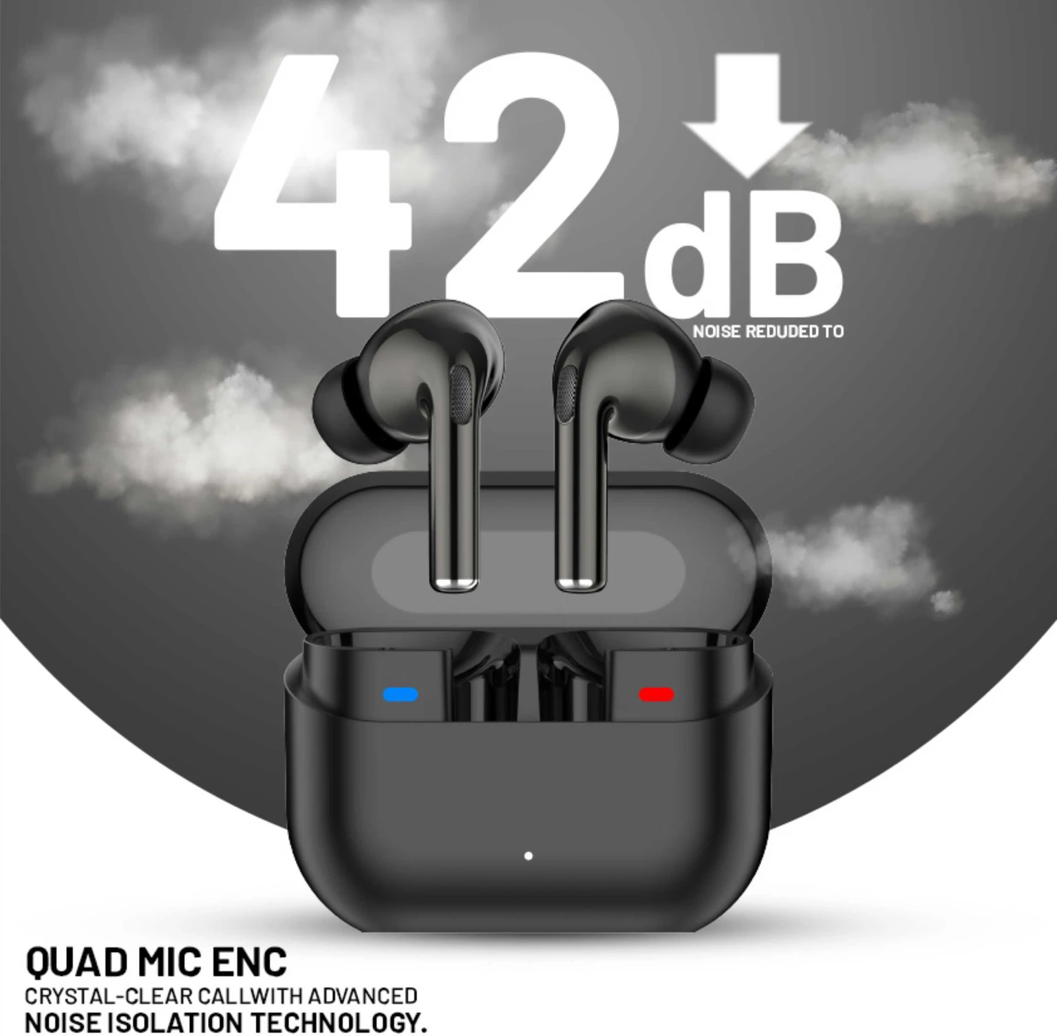 Samsung Galaxy Buds 3 Pro Copy earbuds with charging case
