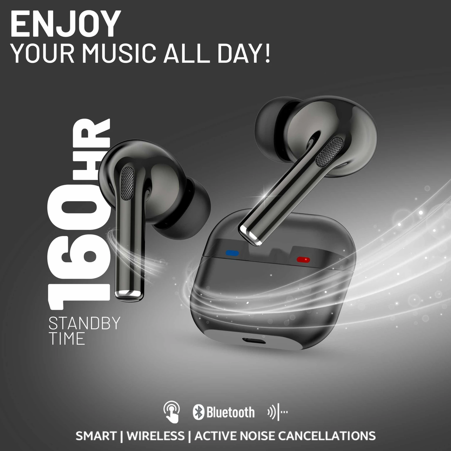 Samsung Galaxy Buds 3 Pro Copy earbuds with charging case